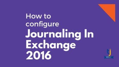 Journaling In Exchange 2016, Exchange server journaling