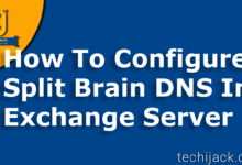 split brain exchange dns server settings