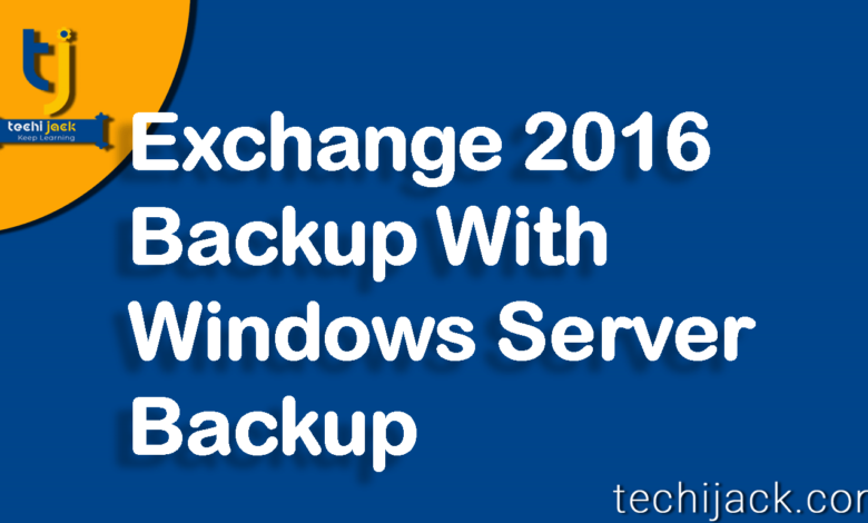 exchnage server backup with windows backup-min