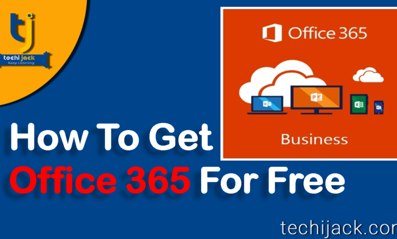 how to get office 365 for free