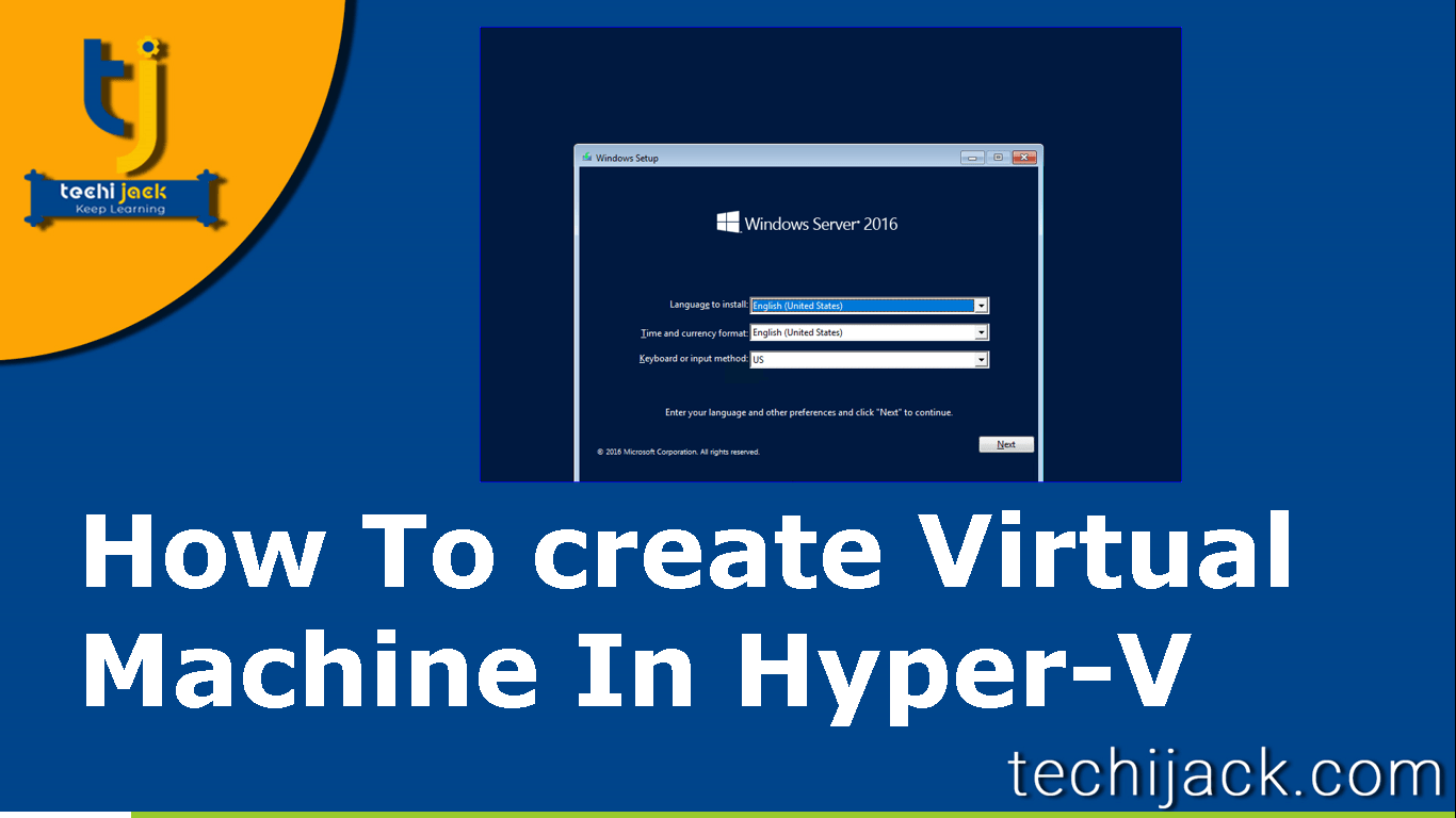 creating vm in hyper v