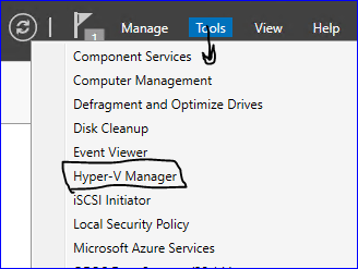 hyper v manager