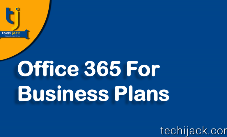 office 365 for business plans