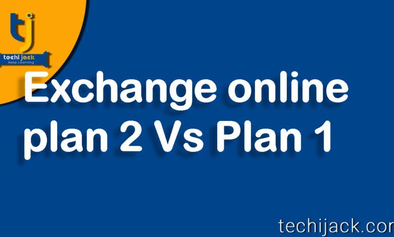 Exchange online plan 2