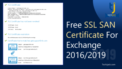 Free SSL Certificate For Exchange Server