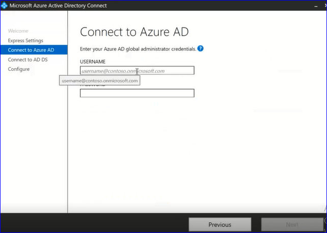 azure ad connect step by step