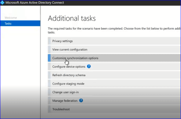 azure ad connect step by step