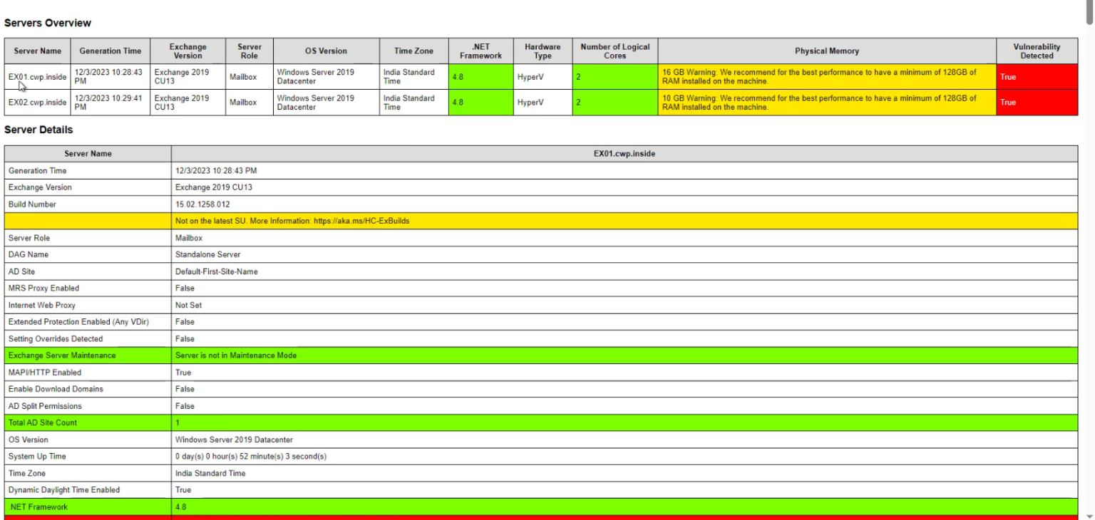 Exchange Server Health Checker PowerShell Script - Techijack