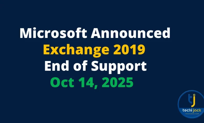 Exchange 2019 End of Life