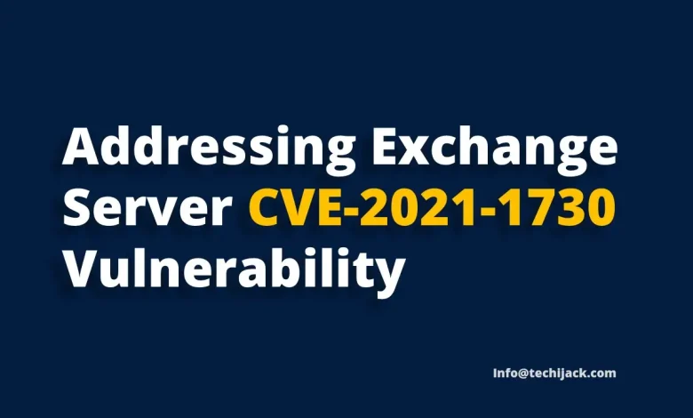 addressing cve 2021-1730