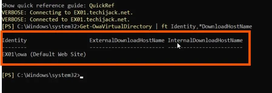 current hostname for downlad domain