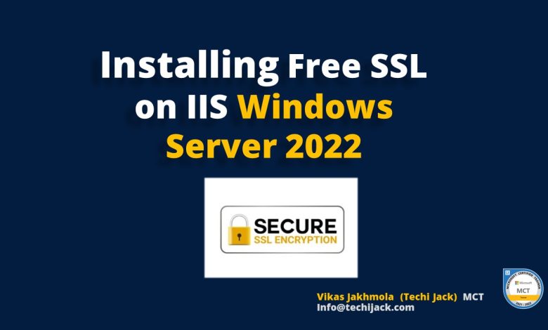 install ssl cert on iis web server