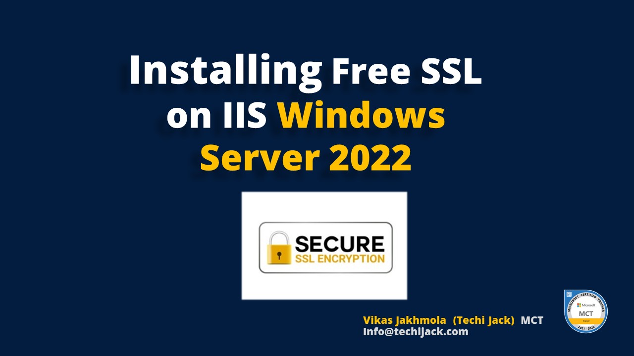 install ssl cert on iis web server