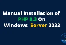 php installation in windows server 2022