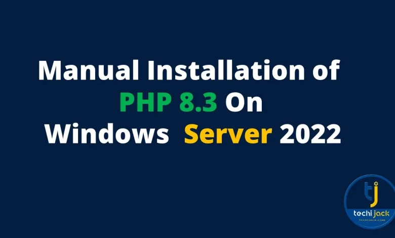 php installation in windows server 2022