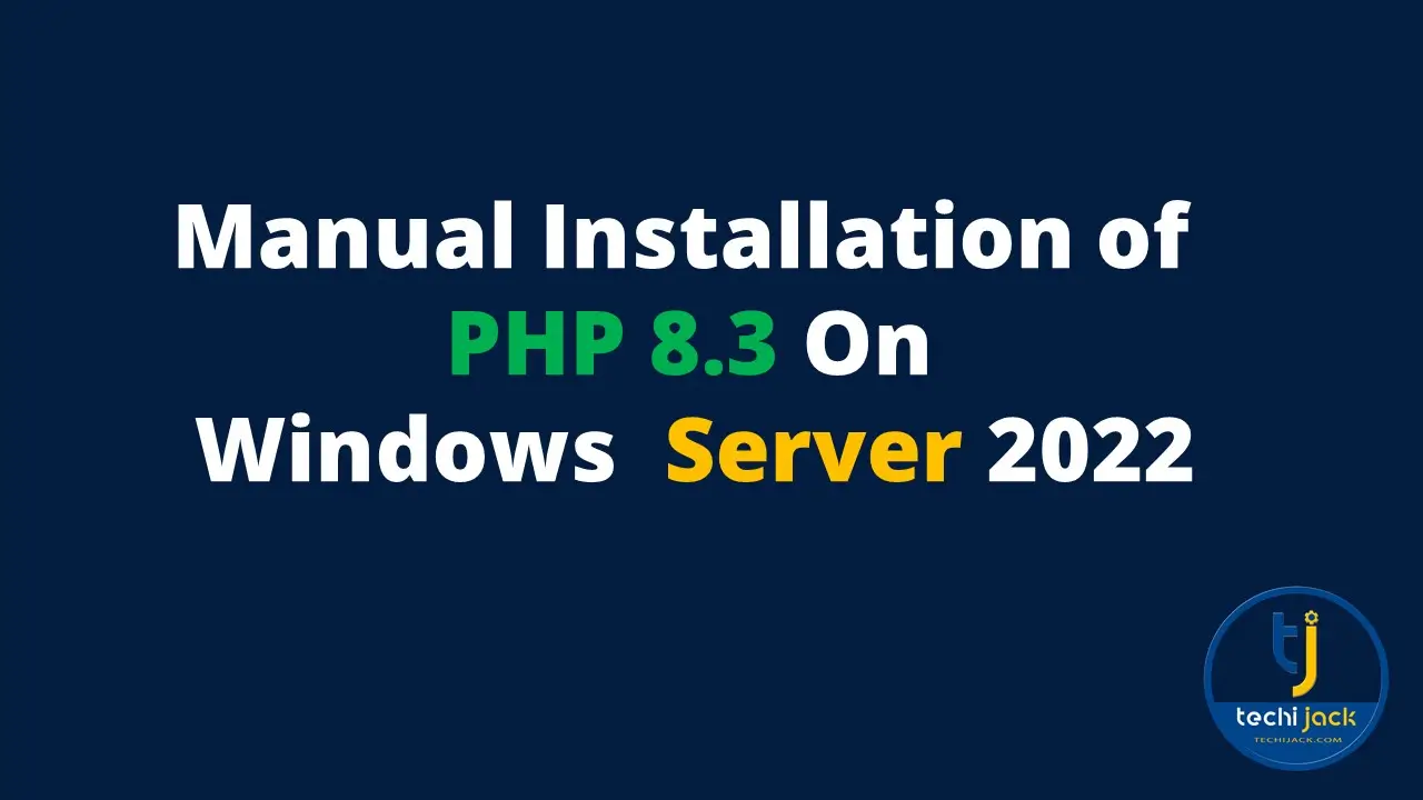 php installation in windows server 2022