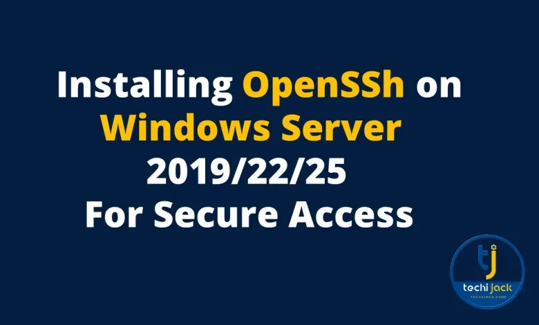 Openssh for windows server