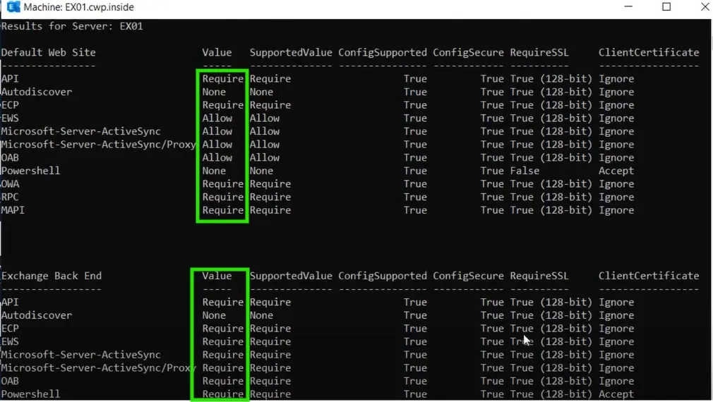 checking ep with powershell