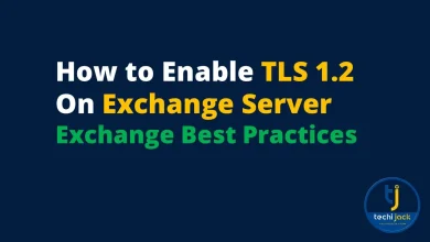 enable tls 1.2 on Exchange server