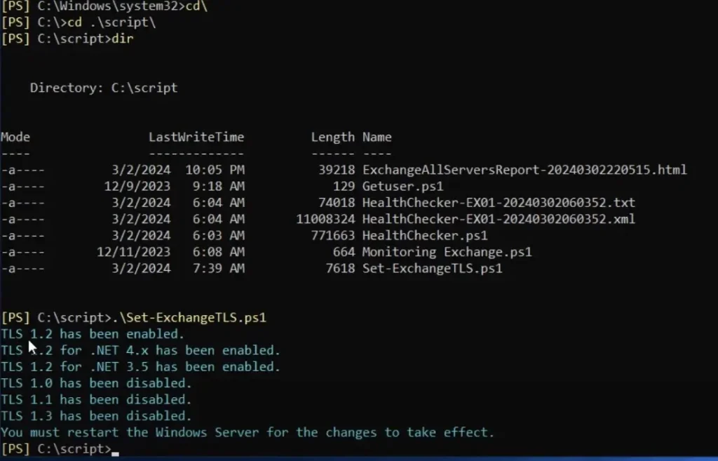 enabling tls 1.2