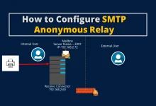 how to configure smtp anonymous relay