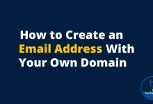 how to create an email with your own domain