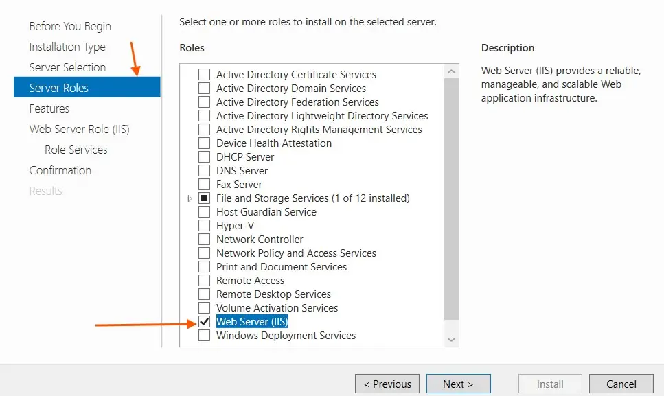 iis installation