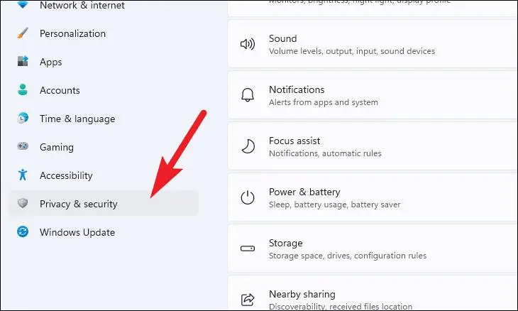 accessing device firewall in windows 11