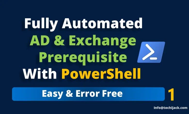 automating Exchange Server prerequisites