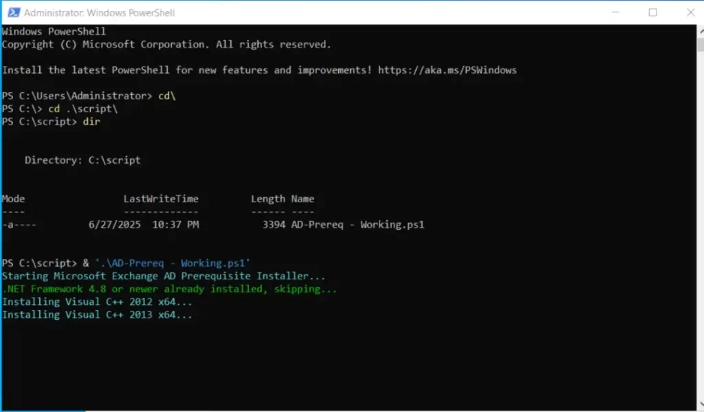 automating domain controller with ps script
